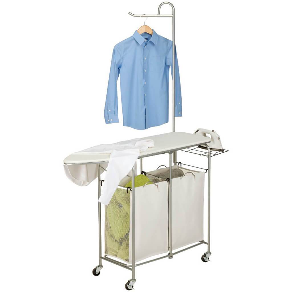 Foldable Laundry Valet Iron Board and Sorter