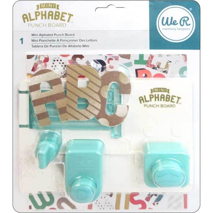 We R Makers Mini Alphabet Punch Board