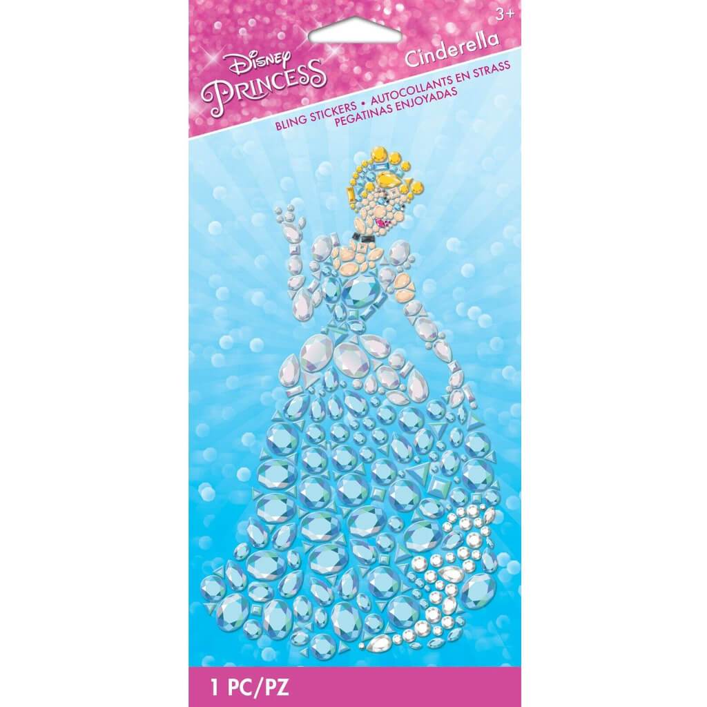 Cinderella Bling Stickers