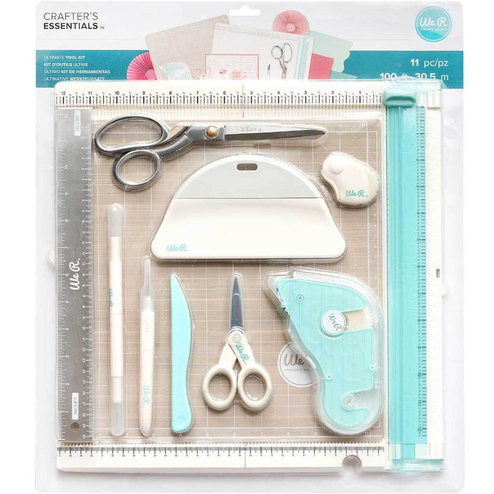 We R Memory Keepers Crafter's Essential 11 pcs Ultimate Tool Kit