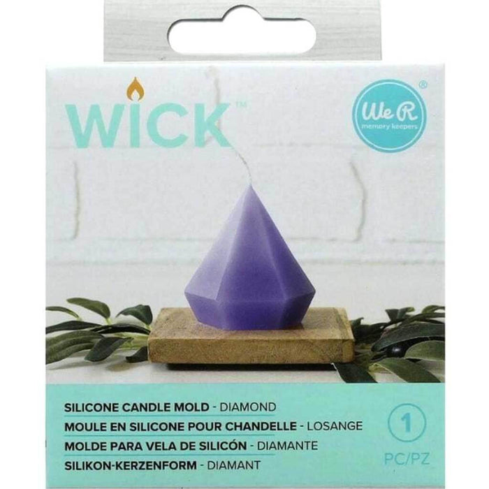 We R Makers Wick Diamond Silicone Candle Mold for DIY Candles