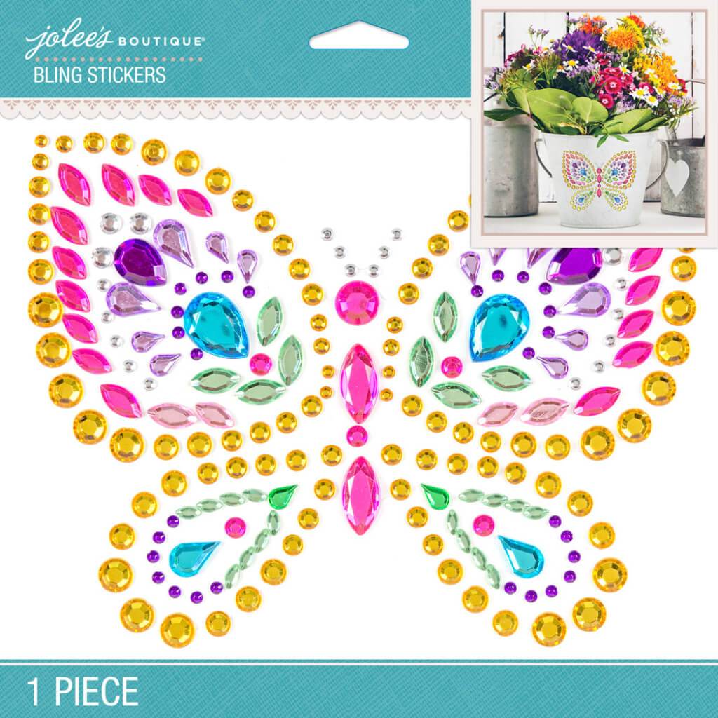 Mega Butterfly Bling Stickers