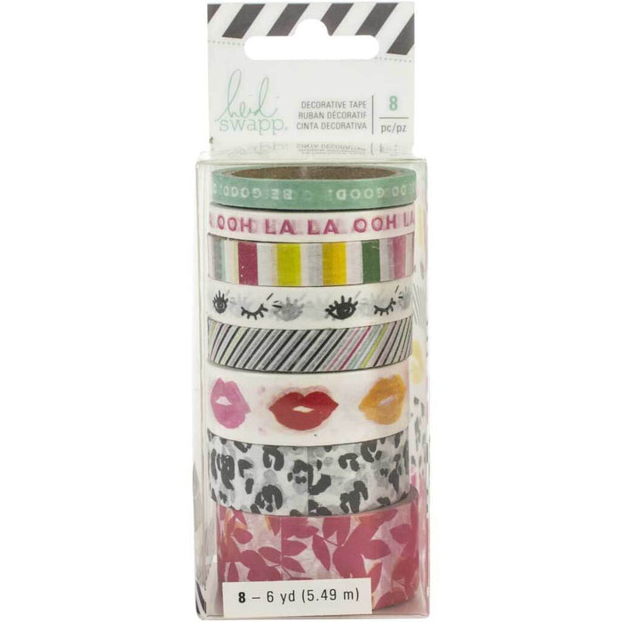 Heidi Swapp Embellishment Color Fresh - Memory Planner - Washi Tape, 8pcs