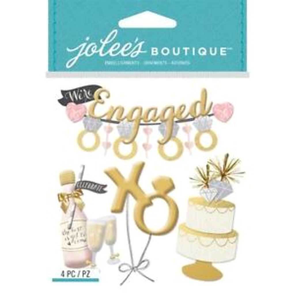 Engagement Party Dimensional Stickers