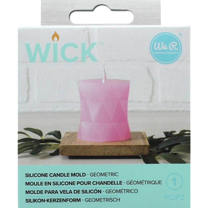 We R Makers Wick Geometric Silicone Candle Mold for DIY Candles