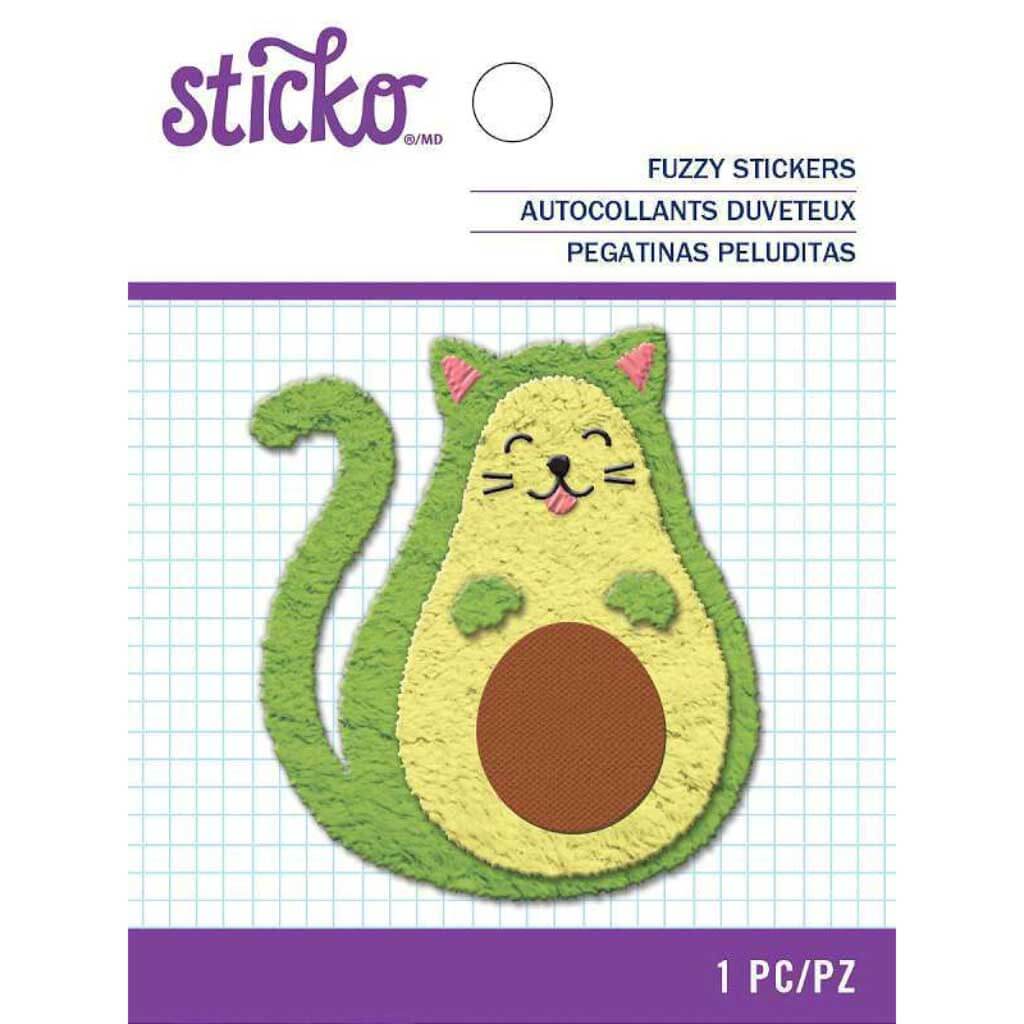Avocato Fuzzy Sticker