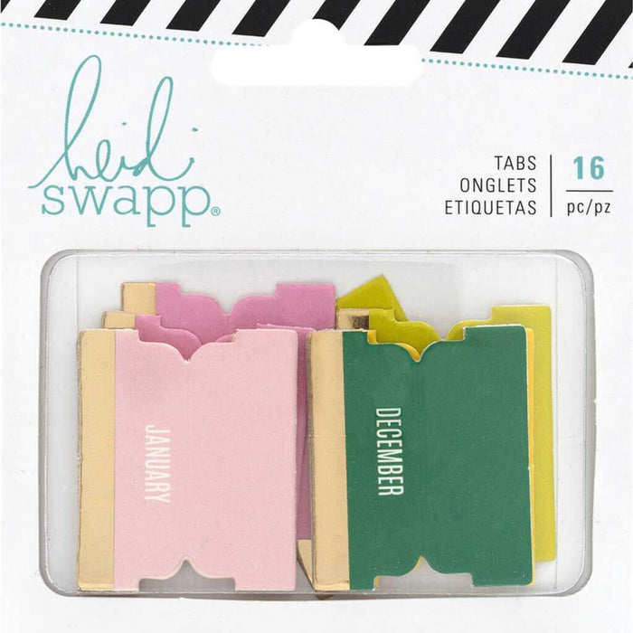 Heidi Swapp Memory Planner Tabs 16/Pkg- Color Fresh