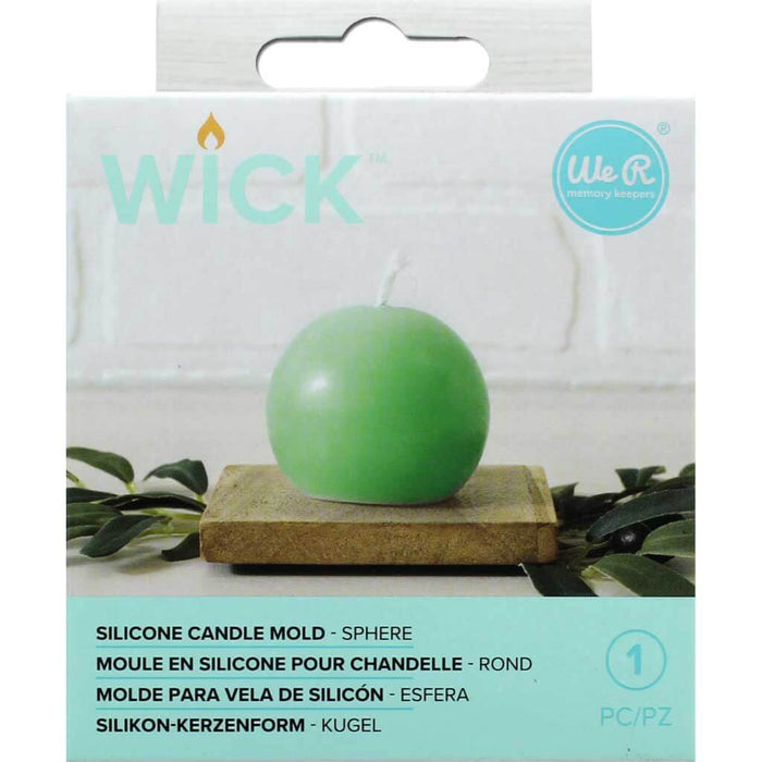 Candle Mold Ball | Spherical Candle Making Mold for DIY Candles