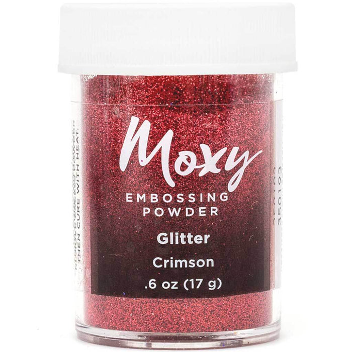Embossing Powder Crimson Glitter .6oz