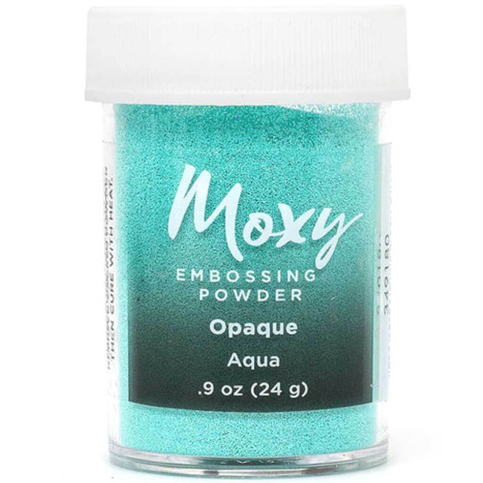 Moxy Embossing Powder Opaque Aqua .9oz