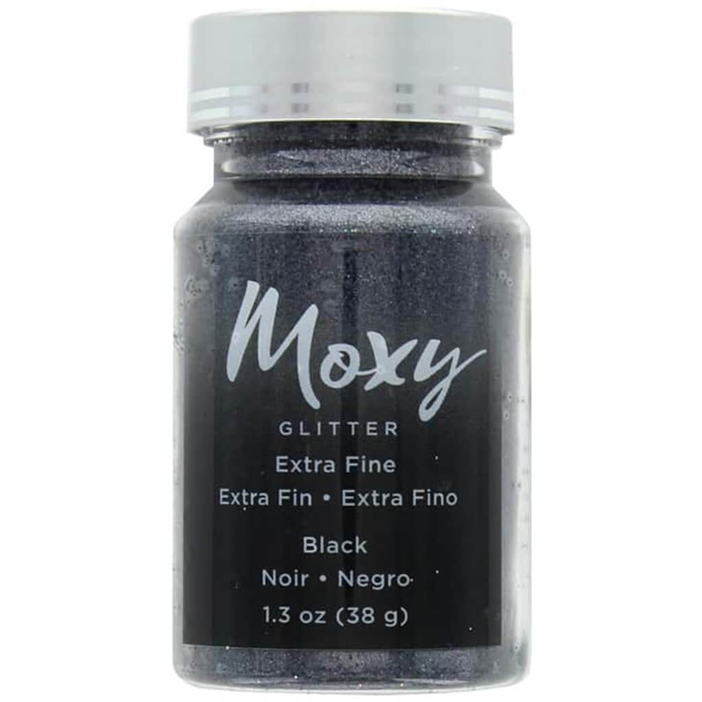 Moxy Glitter Extra Fine 1.5oz Black