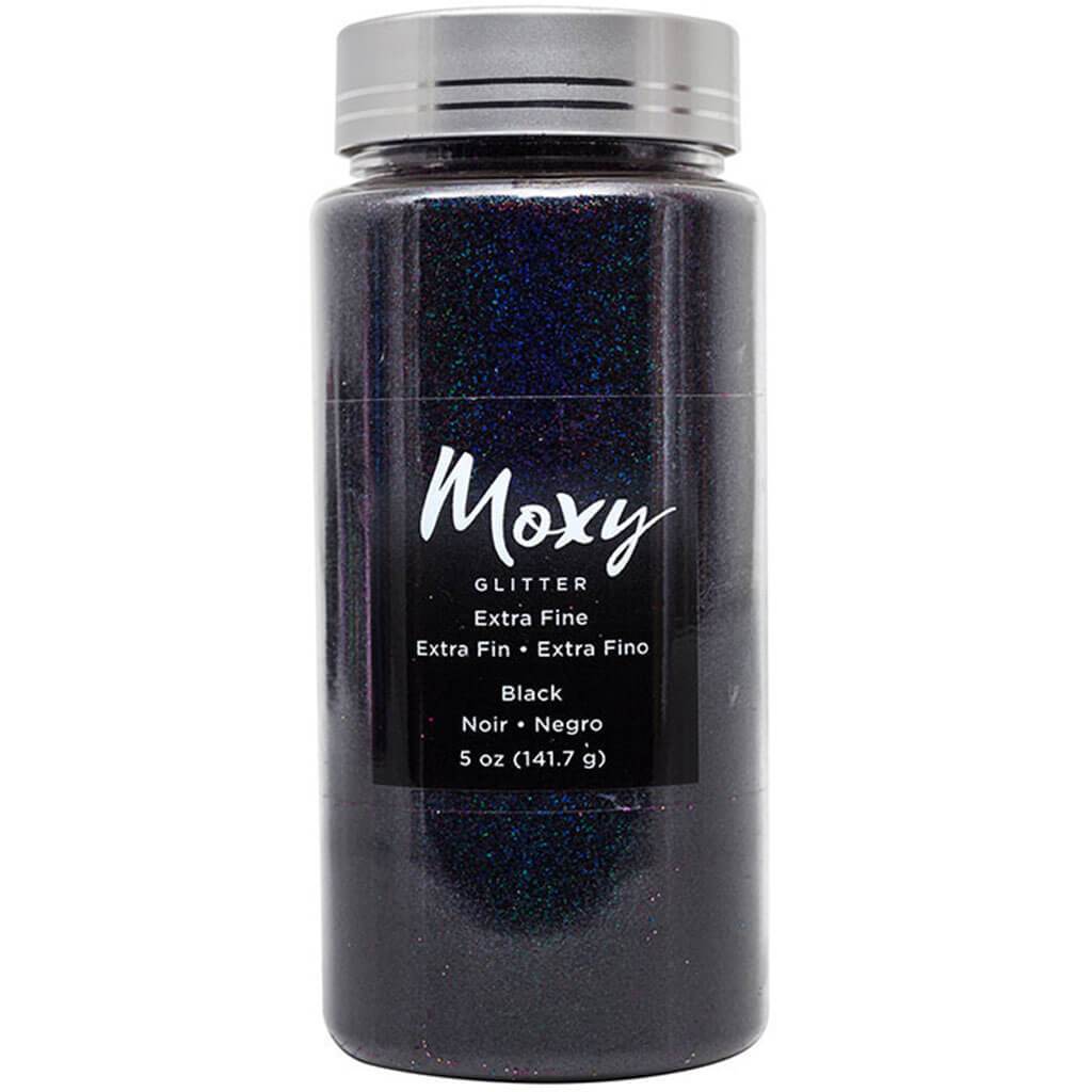 Moxy Glitter Extra Fine 5oz Black