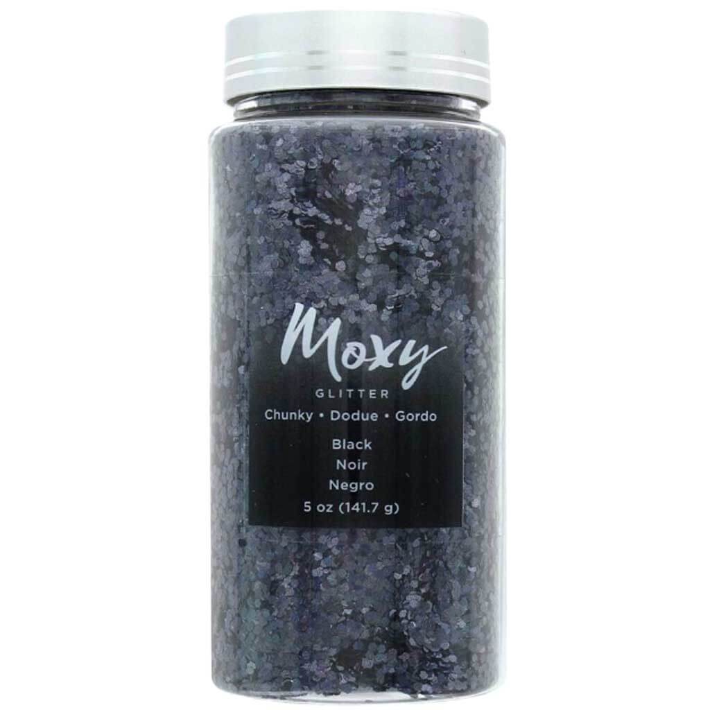 Moxy Glitter Chunky 5oz Black