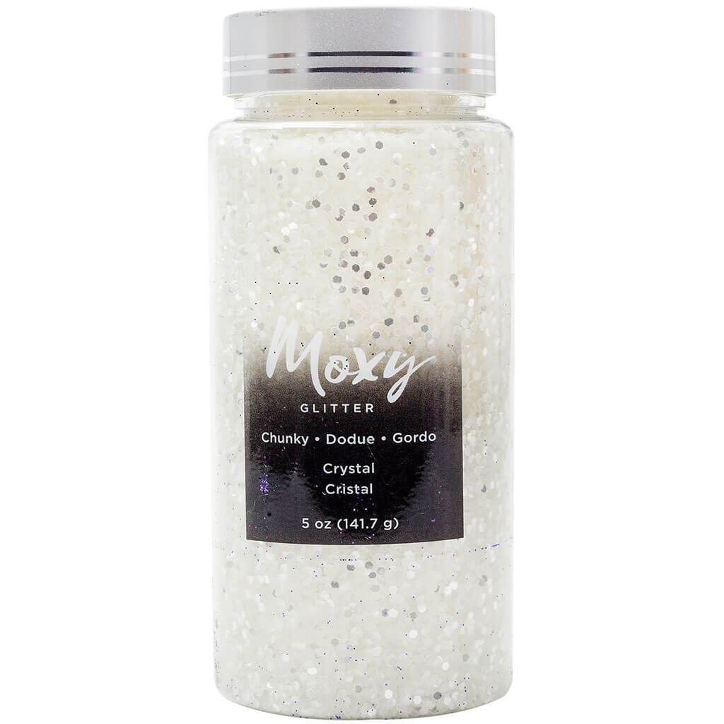 Moxy Chunky Glitter 5oz Crystal