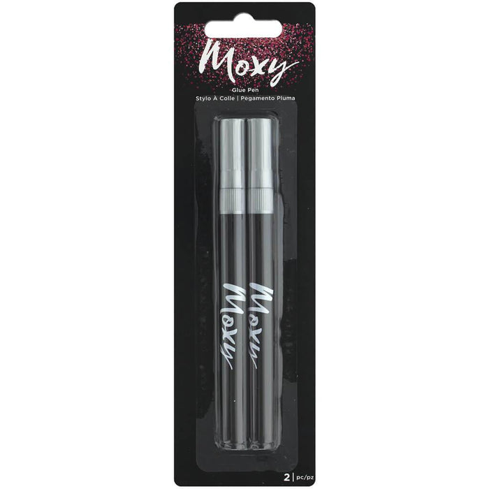 Moxy Fine Tip Glue Pen Set 2 Pack for Precision Crafting