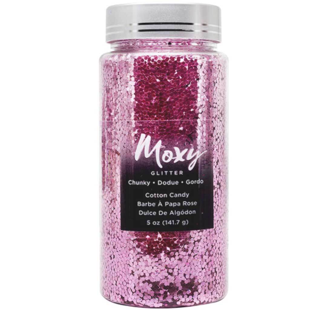 Moxy Glitter Chunky 5oz Cotton Candy