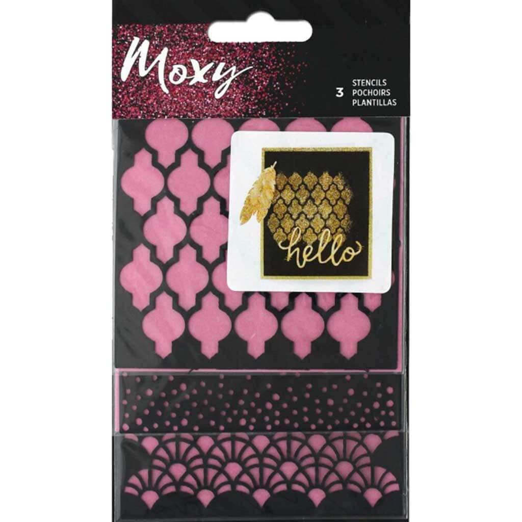 Moxy Stencil Round 3pc