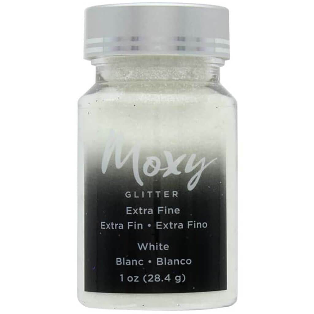 Moxy Glitter Extra Fine 1.5oz White