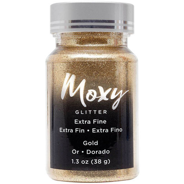 Moxy Gold Extra Fine Glitter 1.5oz