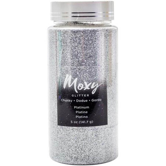 Moxy Platinum Chunky Glitter 5oz Loose Craft Glitter