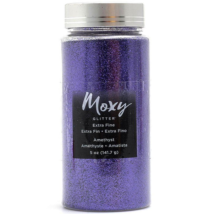 American Crafts Moxy Amethyst Extra Fine Glitter 5oz Bottle