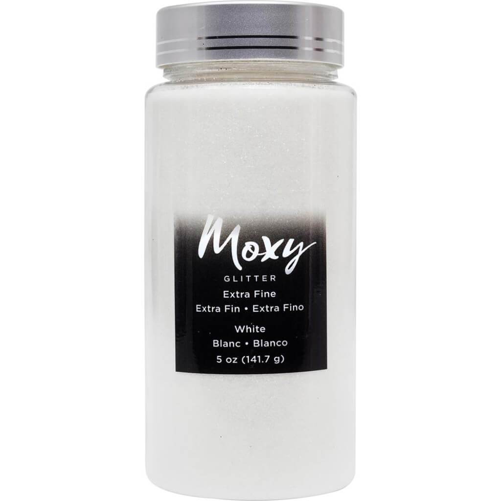 Moxy Glitter Extra Fine 5oz White