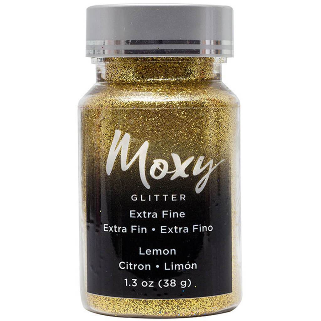 Moxy Glitter Extra Fine 1.5oz Lemon