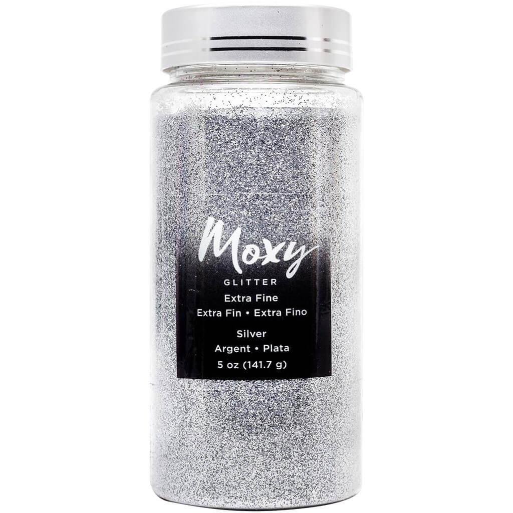 Moxy Glitter Extra Fine 5oz Silver