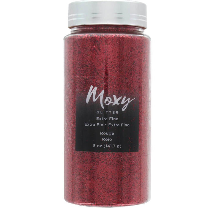 Moxy Glitter Extra Fine 5oz- Rouge