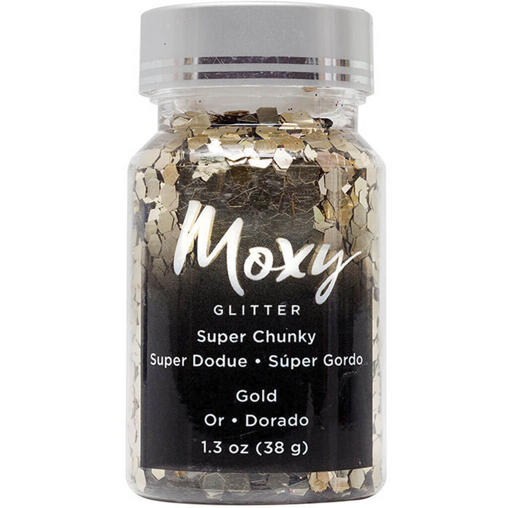 Glitter and Embossing Glass Super Chunky Gold 1.3oz