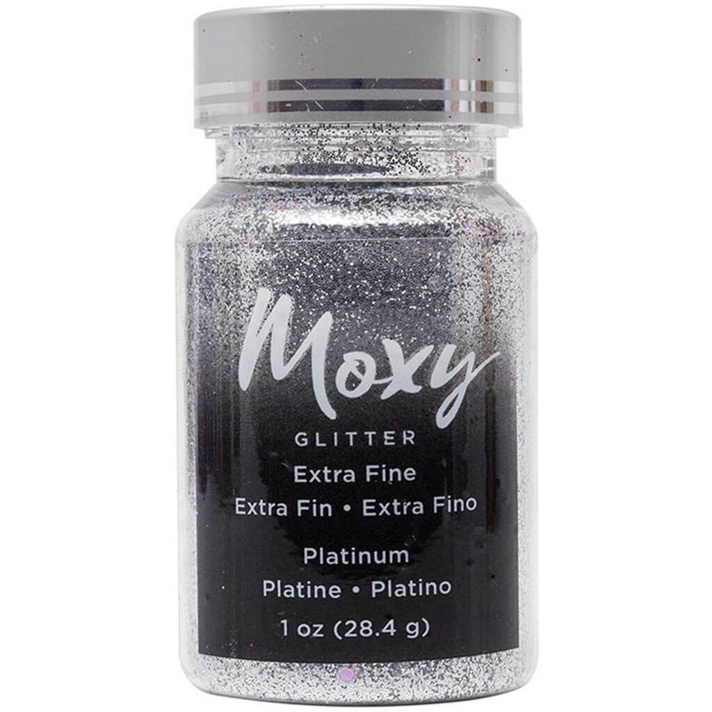 Moxy Glitter Extra Fine Platinum 1.5oz