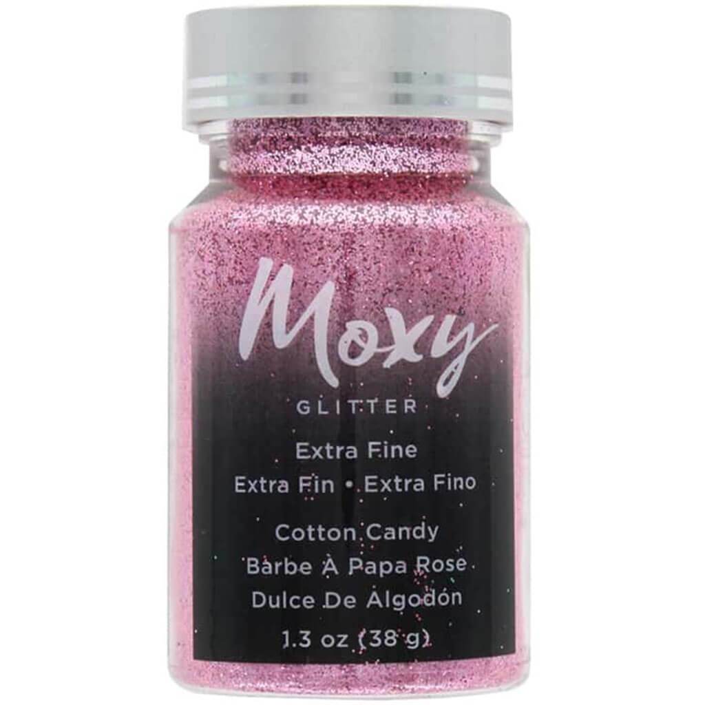 Moxy Glitter Extra Fine 1.5oz Cotton Candy