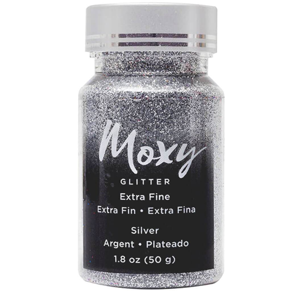 Moxy Glitter Extra Fine 1.5oz Silver