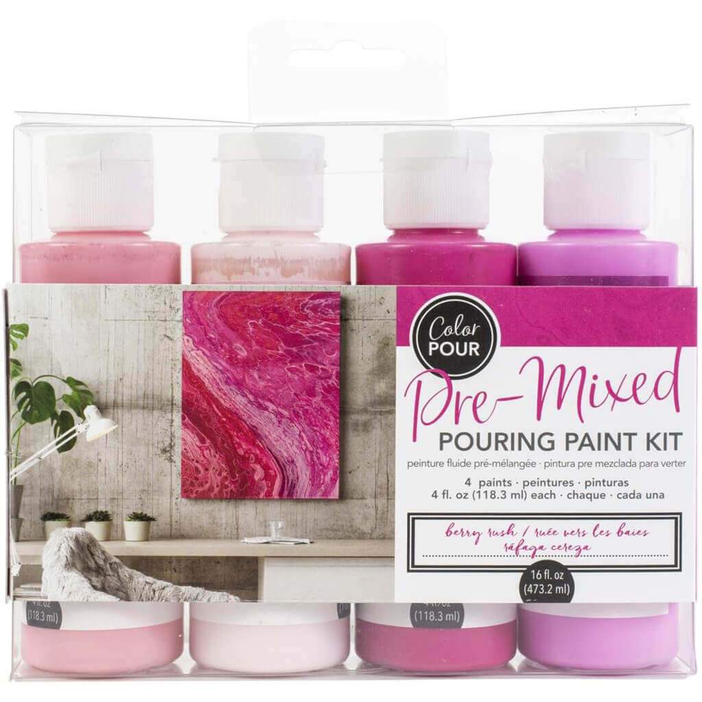 Color Pour Pouring Paint 4pkg