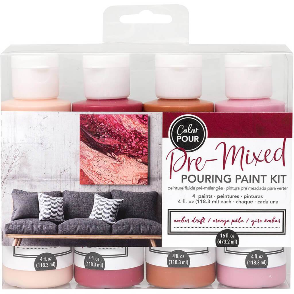 Color Pour Pouring Paint 4pkg