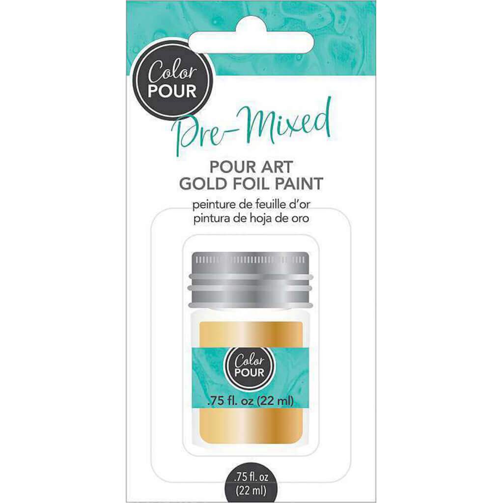 Color Pour Foil Paint Gold, 0.75floz