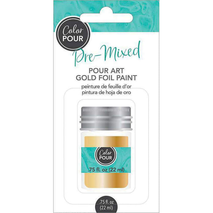 Color Pour Foil Paint Gold, 0.75floz