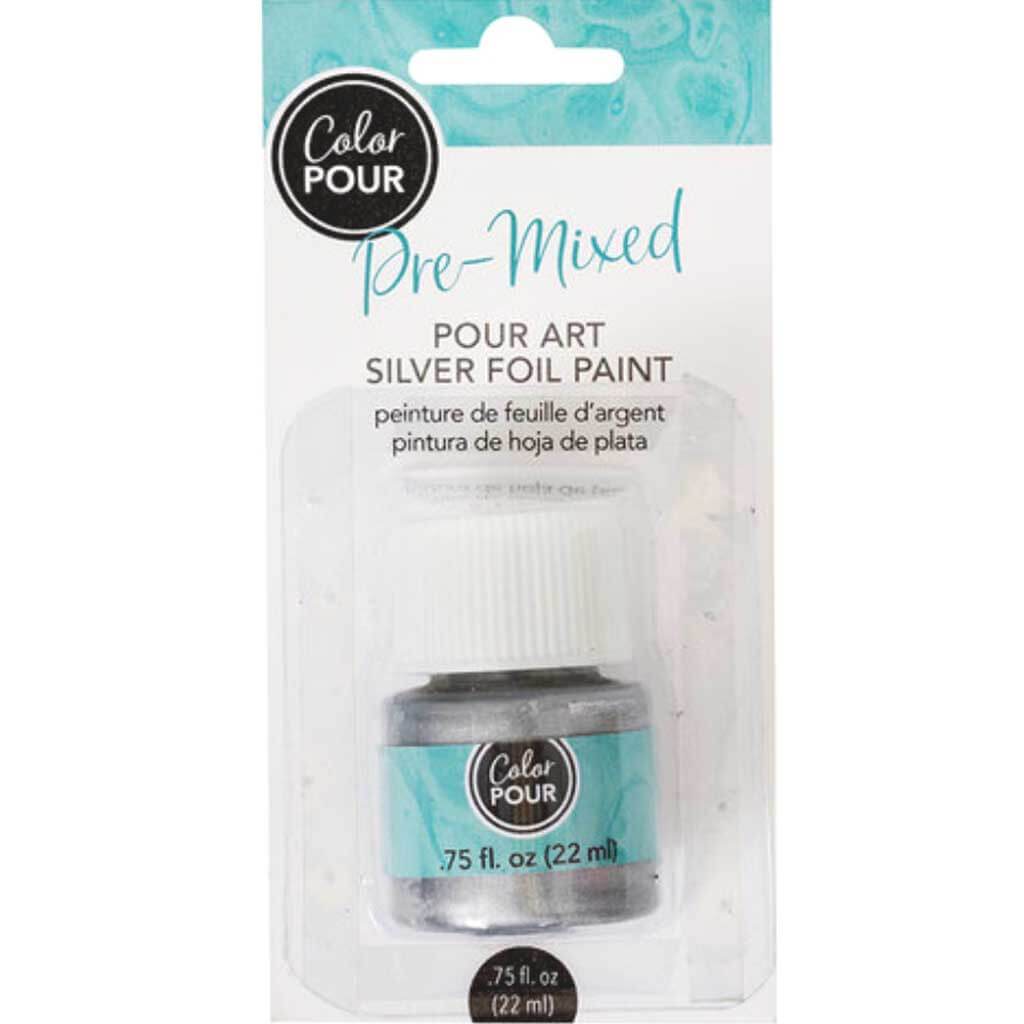 Color Pour Foil Paint Silver, 0.75floz