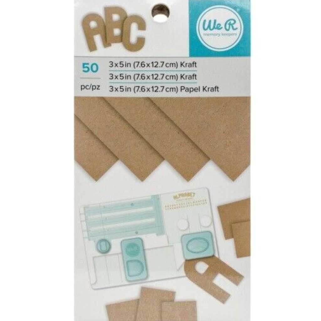 Paper Pad Punch Board &amp; Punch Kraft 50pcs