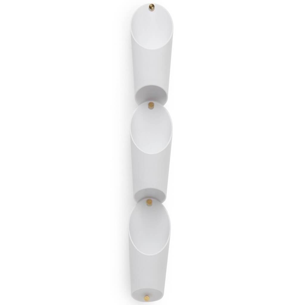 Floralink Wall Vessels White