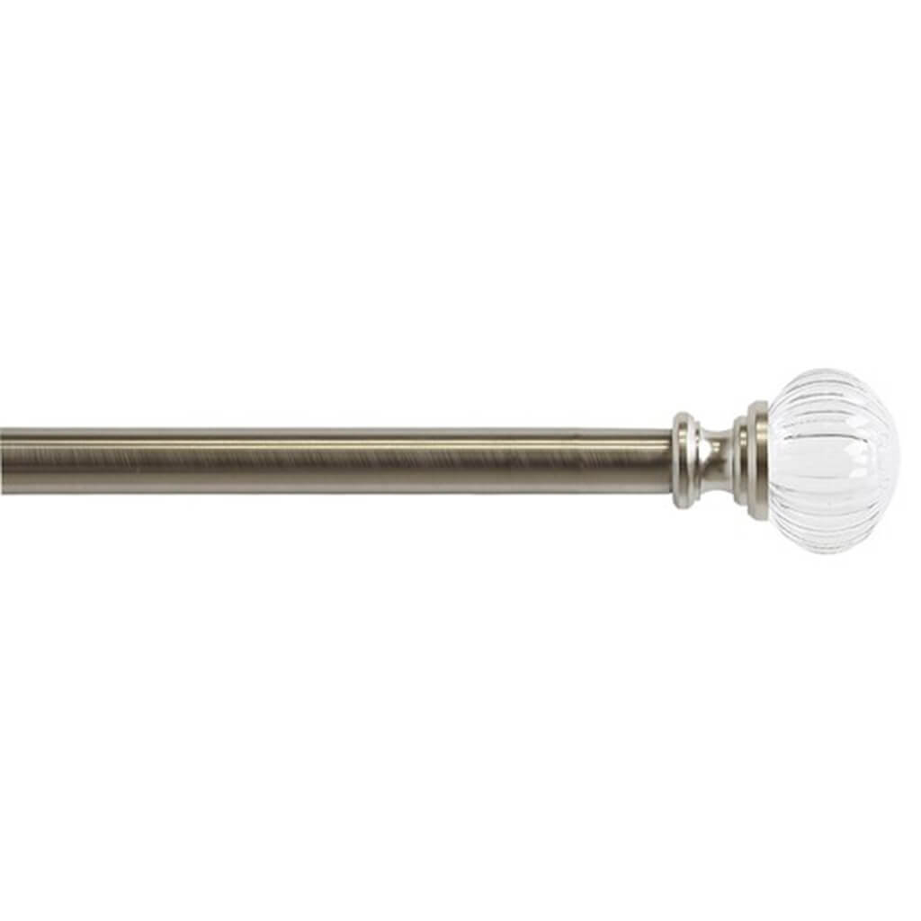 Adina 1&quot; Diameter Curtain Rod Nickel-Steel