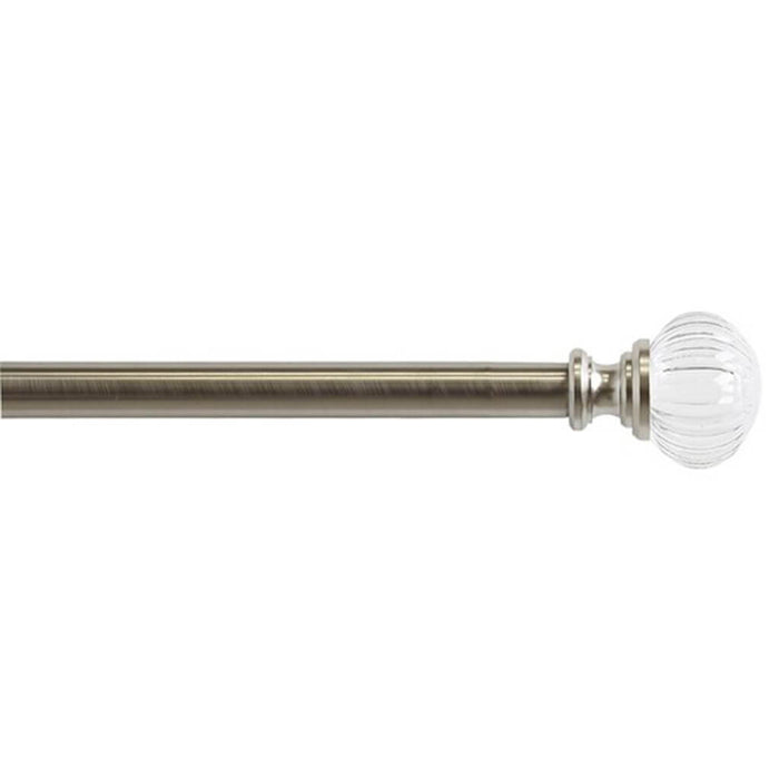 Adina 1" Diameter Curtain Rod Nickel-Steel