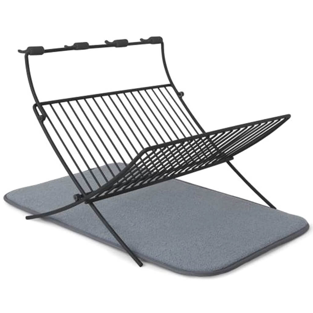 Xdry Folding Dish Rack Charcoal