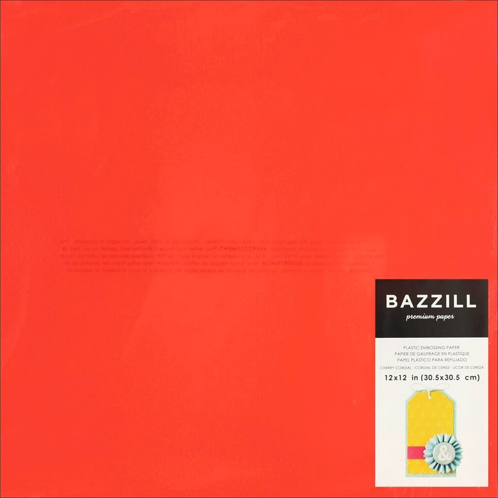 Bazzill Plastic Embossing Sheet 12in x 12in