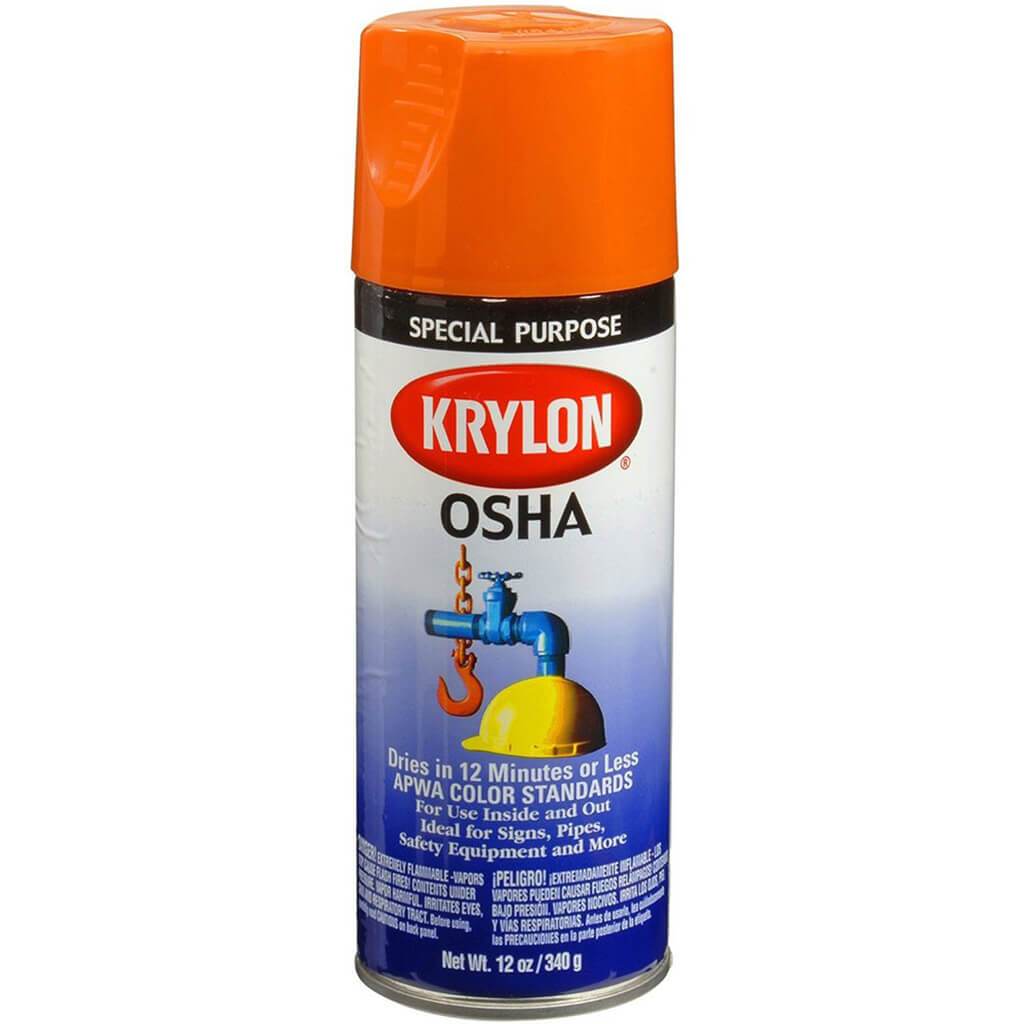 Spray Paint Osha Safety Gloss 12oz