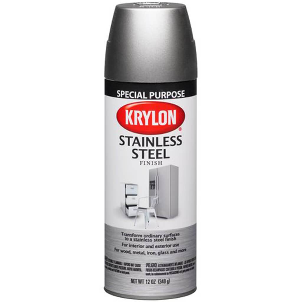 Spray Paint Stainless Steel Finish 12oz