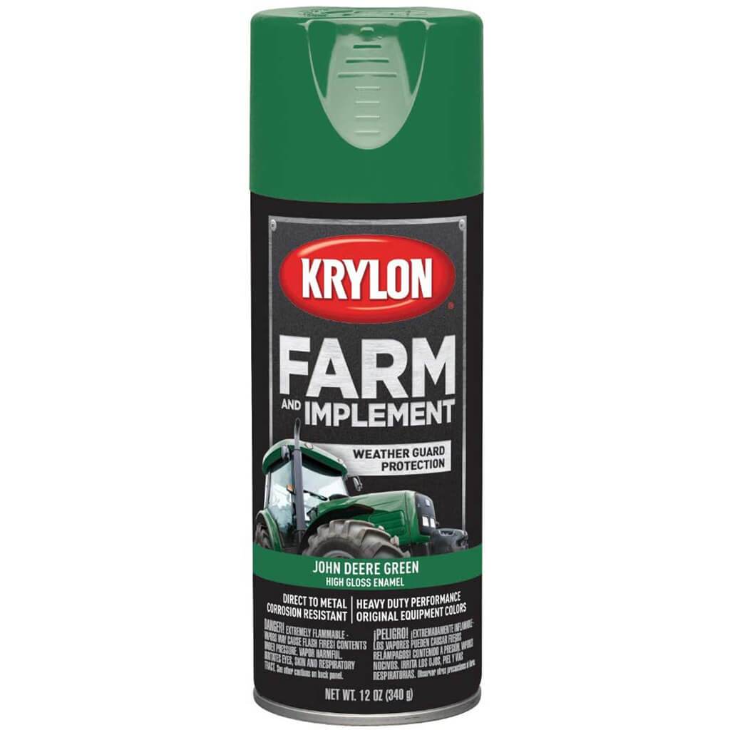 Farm &amp; Implement Spray Paint High Gloss John Deere 12oz