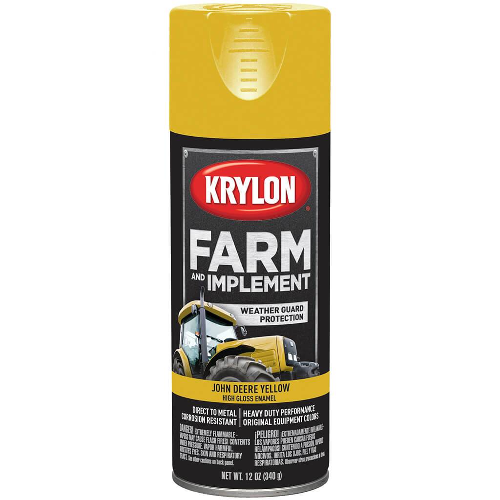 Farm &amp; Implement Spray Paint High Gloss John Deere 12oz