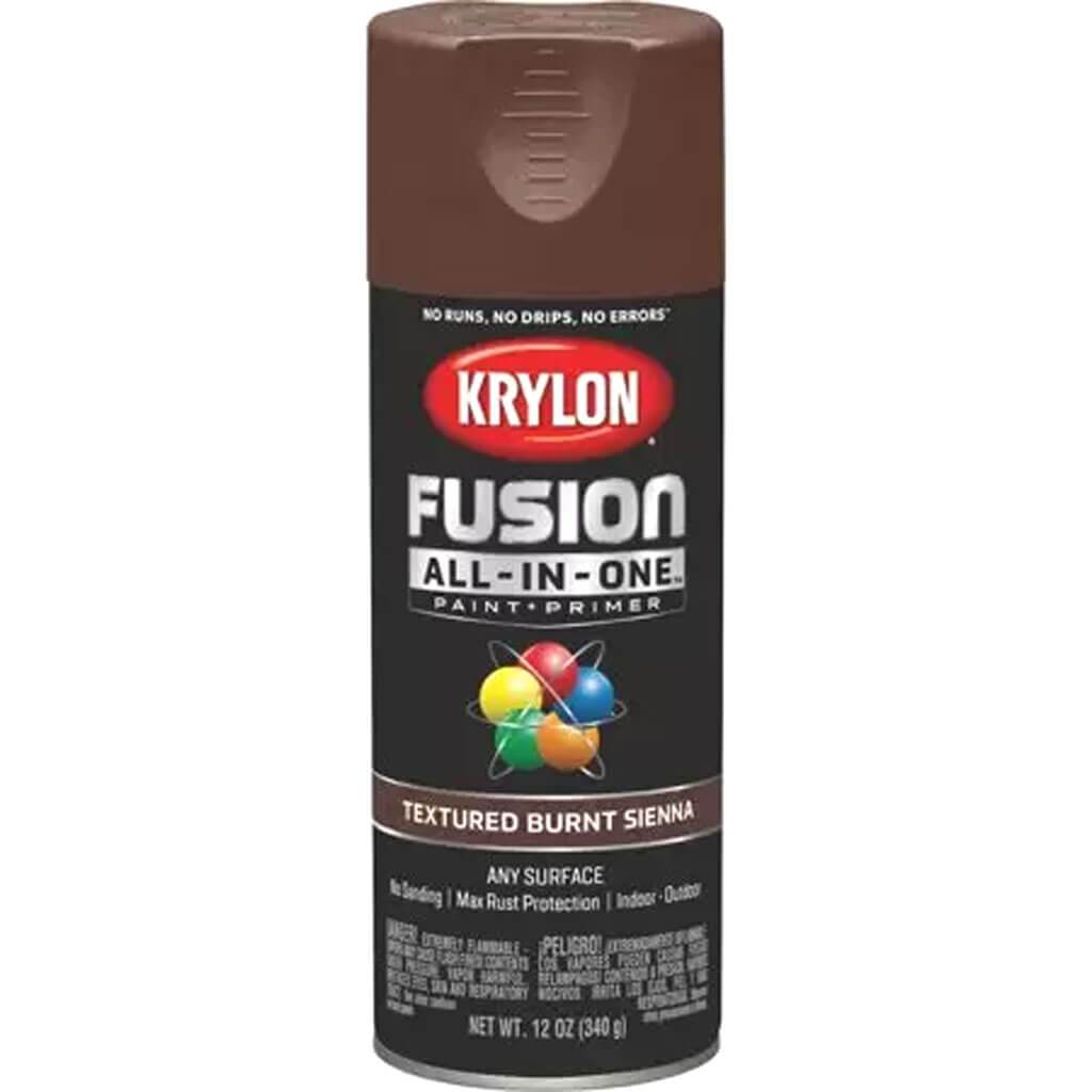 Fusion Spray Paint Textured 12oz Burnt Sienna