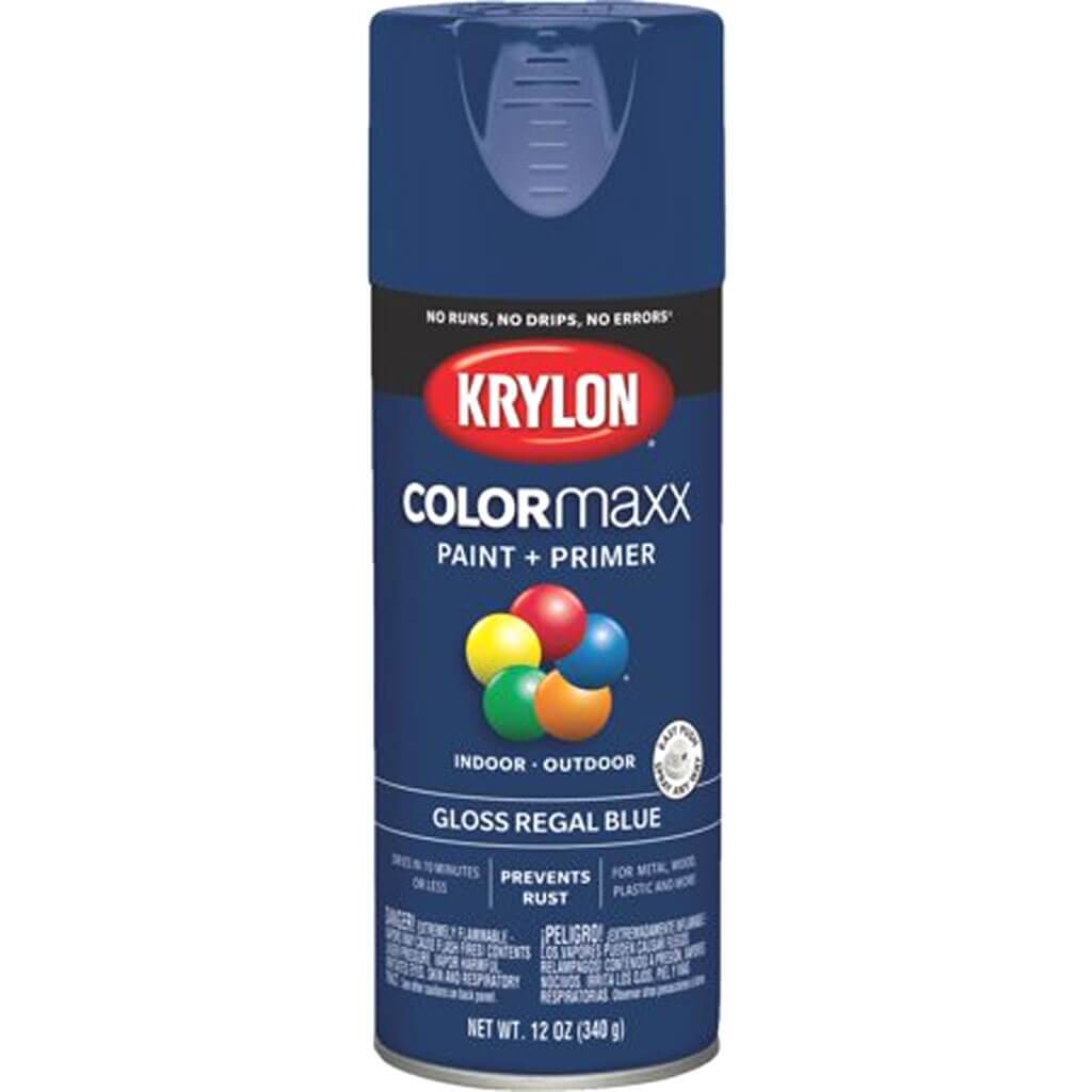 Spray Paint Gloss 12oz Regal Blue